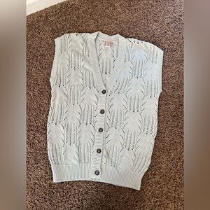 Vintage Lady Sansabelt Golf Chunky  Grannycore Grandpa Sweater Vest L Cotton